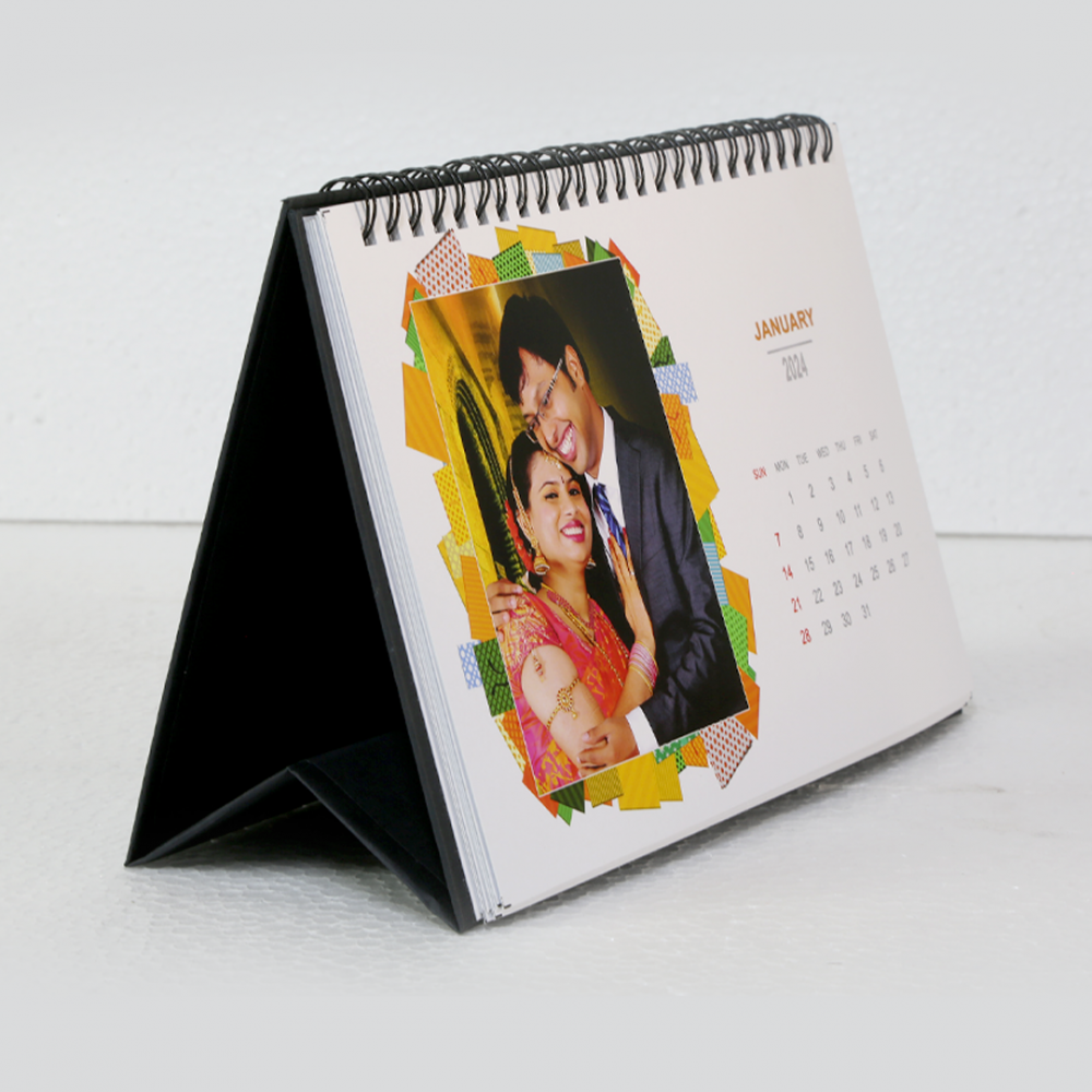 9x6 Horizontal Tabletop Calendar -ht2 (12 Sheets)